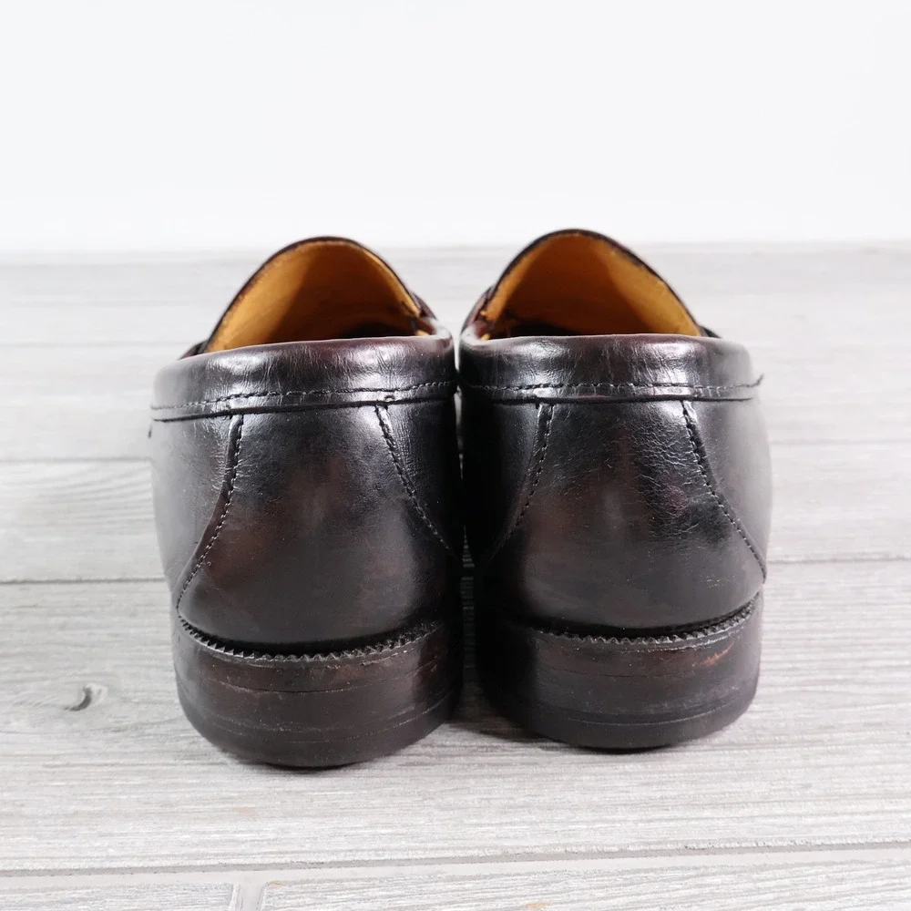 Sebago Cayman II Penny Loafer Men's 9.5D Black Leather Made in USA
